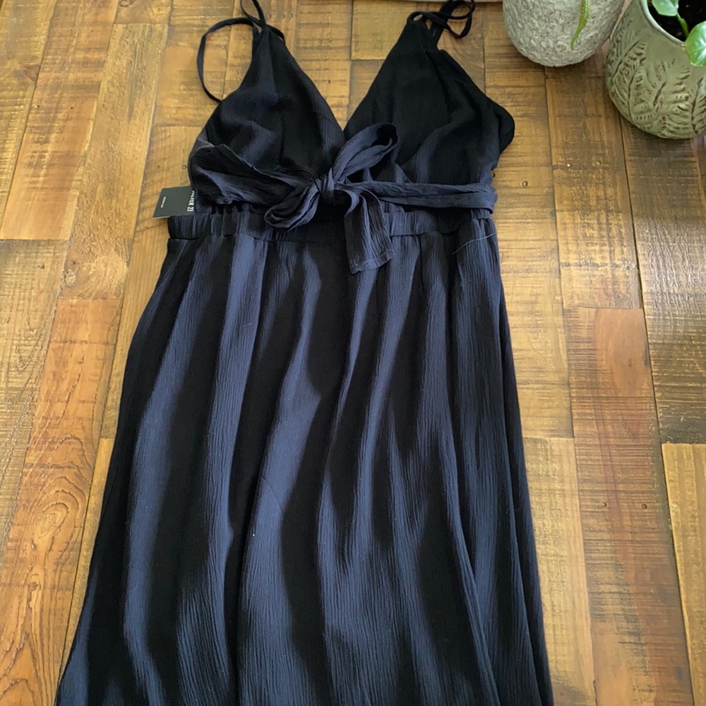 Black maxi dress size L women
